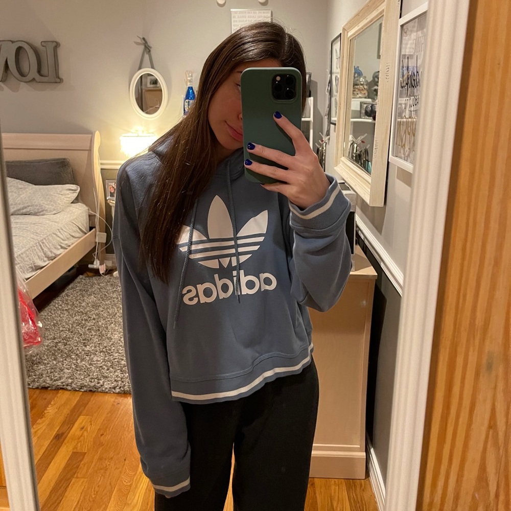 Adidas Blue hoodie